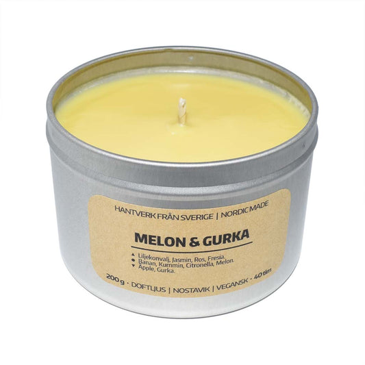 Doftljus Melon & Gurka (Burk)