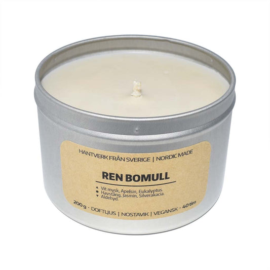 Doftljus Ren Bomull (Burk)