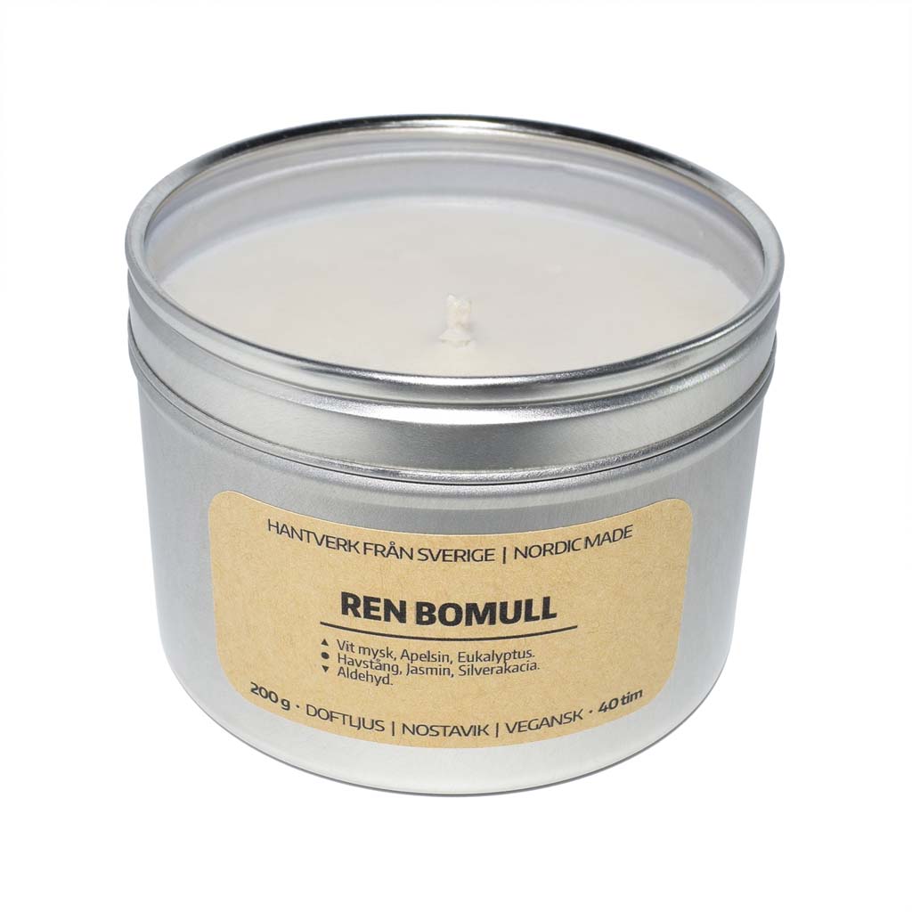 Doftljus Ren Bomull (Burk)