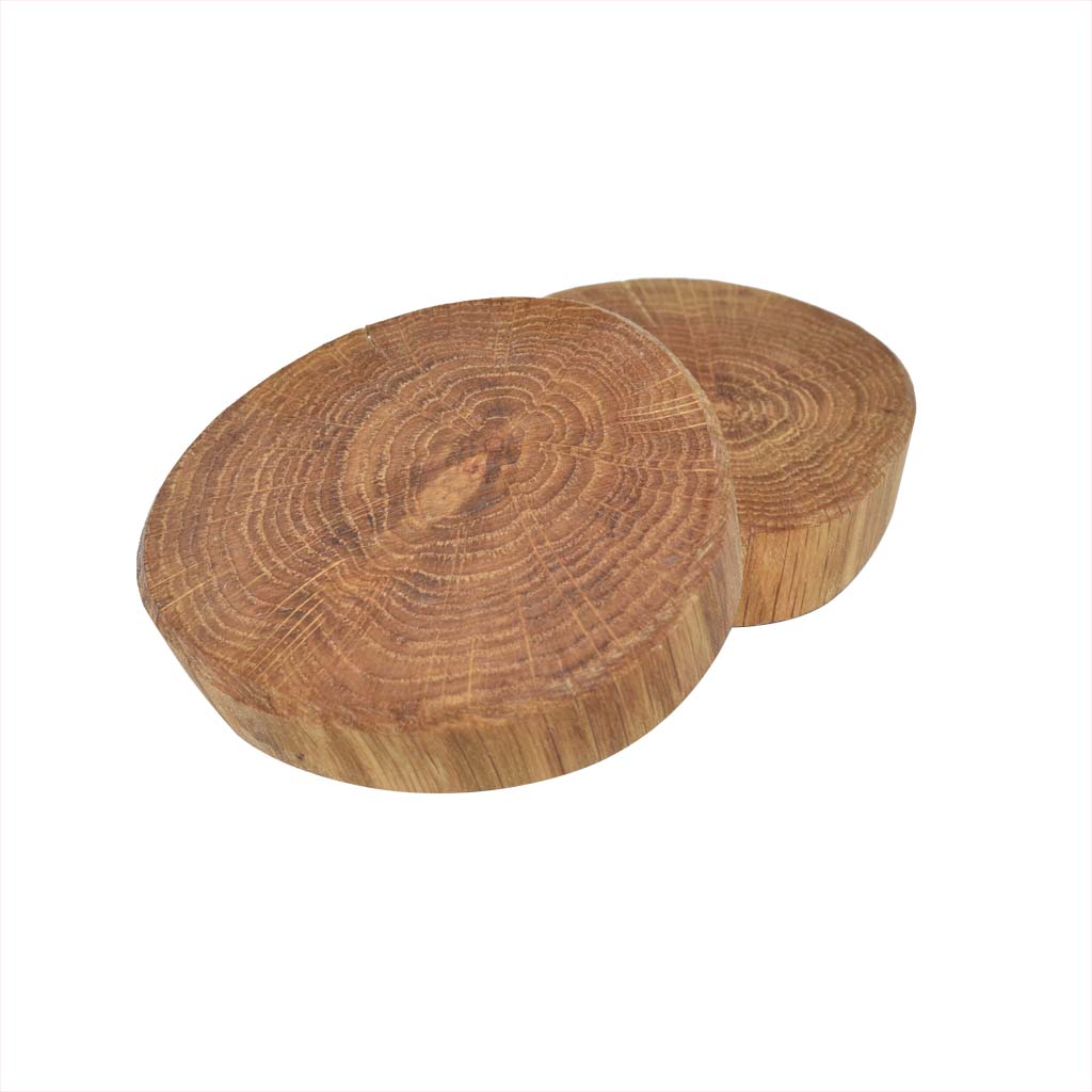 Underlägg: Ek, Rund