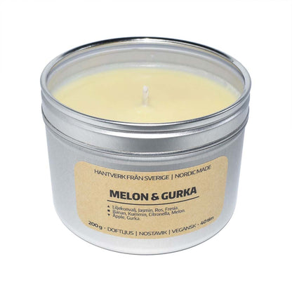 Doftljus Melon & Gurka (Burk)