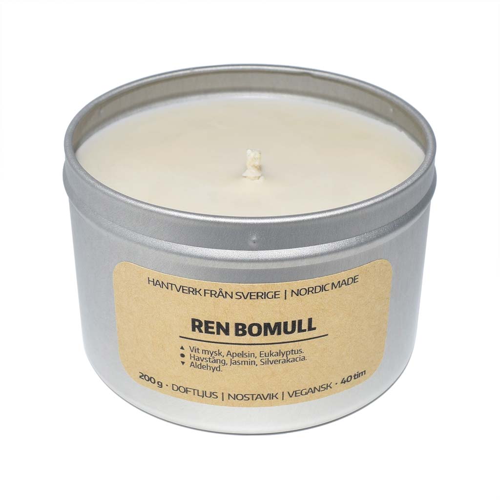 Doftljus Ren Bomull (Burk)