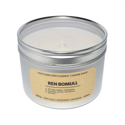 Doftljus Ren Bomull (Burk)