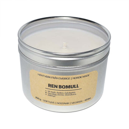 Doftljus Ren Bomull (Burk)
